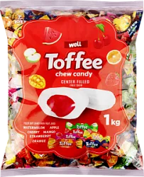 Конфеты жевательные Toffee ассорти 1000г