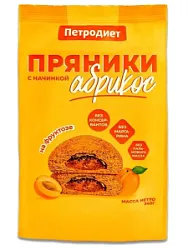 Пряники Петродиет Абрикос на фруктозе 340г