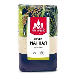 Крупа Манная Экстра 800г Агро-Альянс