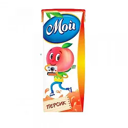 Нектар Мой Персиковый с мякотью 0,2л ОАО Сады придонья