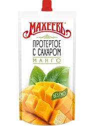 Манго протёртое с сахаром 300г с доз. Махеев