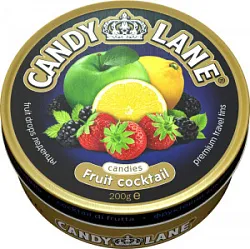 Леденцы Candy Lane фруктовый коктейль ж/б 200г