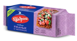 Хлебцы Щедрые Ржаные с чесноком 100г