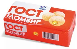 Мороженое ГОСТ пломбир семейный брикет 200г Челны Холод 505 бзмж