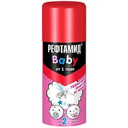 Средство от комаров Рефтамид реп-нт BABY Бережная защита 100мл