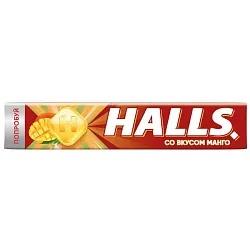 Леденцы HALLS со вкусом манго 25г