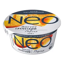 Йогурт NEO "Греческий" с персиком 1,7% 125г