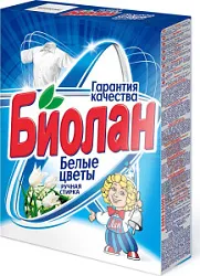 Стиральный порошок Биолан автомат Белые цветы 350г