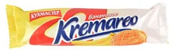 Печенье Кухмастер KREMAREO сахарное с банановой начинкой 100г