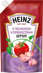 Кетчуп Хайнц с чесноком и пряностями 320г сашет