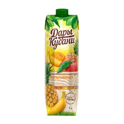 Нектар Дары Кубани мультифруктовый с мякотью 0,95л