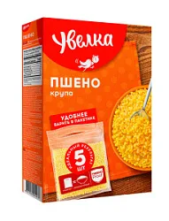 Крупа Пшено шлифованное вар/пак. 5*80г Увелка