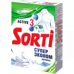 Стиральный порошок Сорти авт.350мл Супер эконом 99 пятен (24)