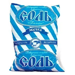 Соль Экстра Полесье 1кг б/й