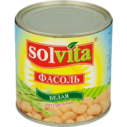 Консервы овощные Фасоль Solvita белая в с/с 360г