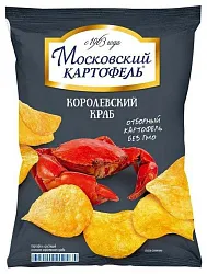 Чипсы Московский картоф.вк.королевского краба 40г(28)