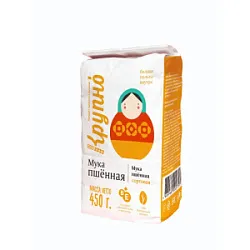 Мука пшенная сортовая Премиум 450г КРУПНО