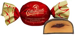 Конфеты Altamente глазированные с мягкой карамелью и начинкой со вкусом вишни вес. 
