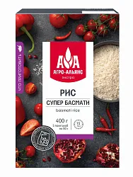 Крупа Рис Супер басмати в вар/пак 5*80г Агро-Альянс