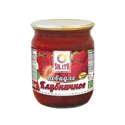 Повидло  Клубничное 600г ст/б Solato