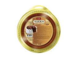 Корж темный Русский бисквит 400г 31378