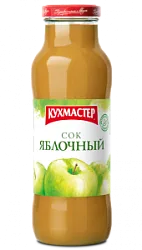 Сок Яблочный с мяк. 0,68л КУХМАСТЕР