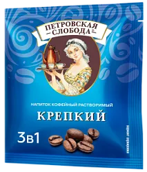Кофе пак. Петровская слобода 3*1 крепкий