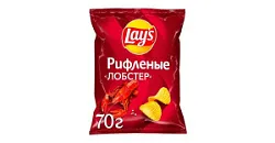 Чипсы Лейз рифл. лобстер 70г