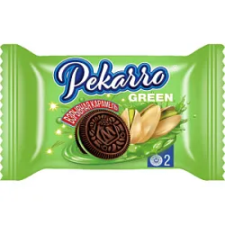 Печенье Pekarro green с какао с фисташковой начинкой и взрывной карамелью вес. Формула успеха
