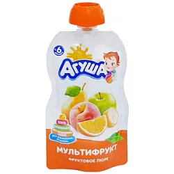 Пюре фр. Агуша МультиФр 90г пауч-пак