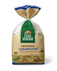 Пельмени Сибирские зам. 800г Село Зеленое 74