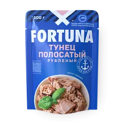 Консервы рыбные Тунец рубленный с маслом FORTUNA 100г