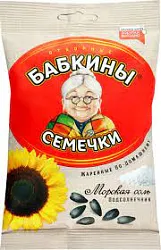 Семечки Бабкины семечки соленые 100г