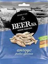 Рыбка Анчоус-столефорус тушка потрош BEERKa 25г БМ314
