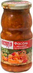 Консервы овощные Фасоль ЕКО с овощами по-итальянски 510г Россия