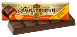 Шоколад Бабаевский с начинкой Апельсин 50г 