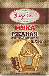 Мука ржаная хлебопек.обдирная 500г(10) Эндакси 10%