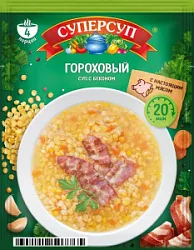 Суп Гороховый с беконом Суперсуп 70г 10%