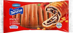 Рулет с маком и изюмом 250г Коломенский х/б