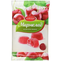 Мармелад желейный со вкусом вишни 300г Азовская КФ