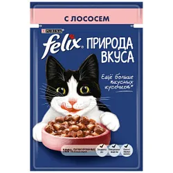Корм для животных Феликс Природа вкуса Лосось 75г