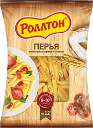 Макаронные изделия Перья гр.А в/с 400г Роллтон