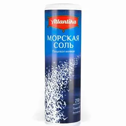Соль Морская Атлантика Йод 250г солонка