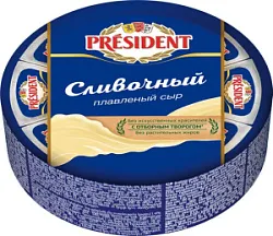 Сыр плав.Президент 8 долек 140г сливочный 45% Лакталис БЗМЖ