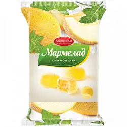 Мармелад желейный со вкусом дыни 300г Азовская КФ