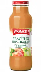 Сок Яблочно-персиковый 0,68л Кухмастер