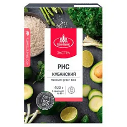 Крупа Рис кубанский в вар/пак 5*80г Агро-Альянс