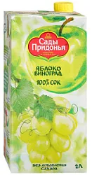 Сок ябл-виноград осв.восст. Сады Придонья 2л