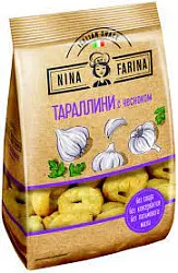 Тараллини Nina Farina 180г с чесноком