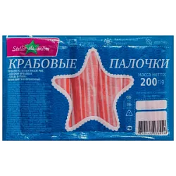 Крабовые палочки "Stella di mare" 200г заморозка